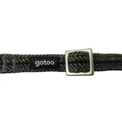 Gotoo Coleira tweed azul para cães