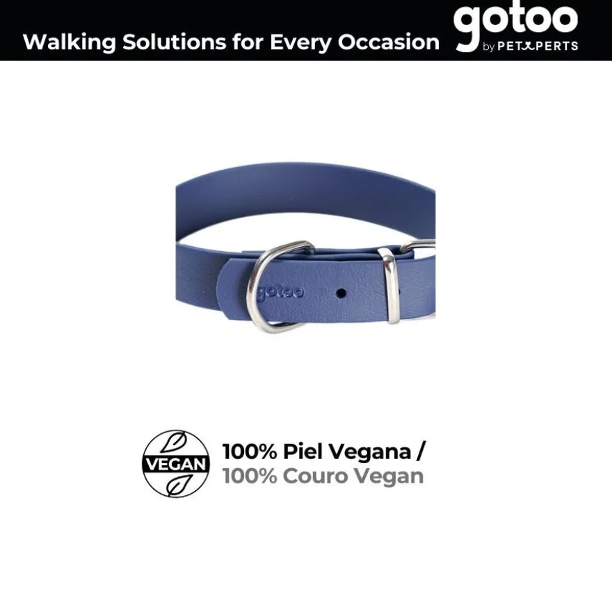 Gotoo Coleira vegan azul para gatos