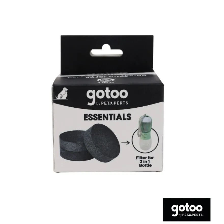Gotoo Filtro para Garrafa 2 em 1 para cães e gatos