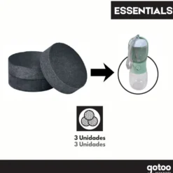 Gotoo Filtro para Garrafa 2 em 1 para cães e gatos