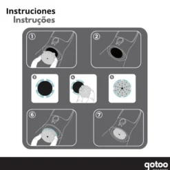 Gotoo Filtro para Garrafa 2 em 1 para cães e gatos