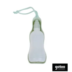 Gotoo Garrafa Bebedouro Portátil em Plástico Verde para cães e gatos