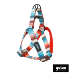 Gotoo Peitoral estampado colorido para cães