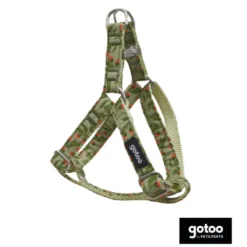 Gotoo Peitoral estampado floral para cães