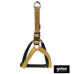 Gotoo Peitoral nylon bege para cães