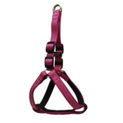 Gotoo Peitoral rosa de nylon reflexivo para cães