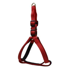 Gotoo Peitoral vermelho de nylon refletor para cães