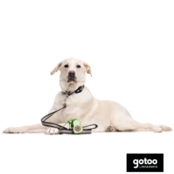 Gotoo Porta-sacos de silicone avocado para cães