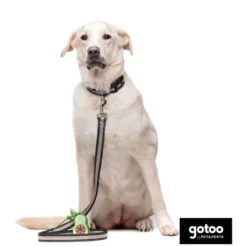 Gotoo Porta-sacos de silicone avocado para cães