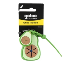 Gotoo Porta-sacos de silicone avocado para cães