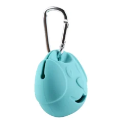 Gotoo Porta sacos de silicone azul para cães