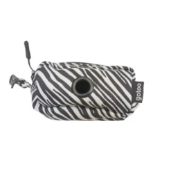 Gotoo Porta sacos estampado zebra para cães