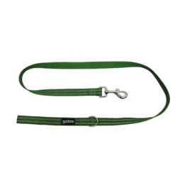 Gotoo Trela de nylon refletora verde para cães