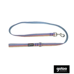 Gotoo Trela Estampada com Riscas Zig-Zag para Cães