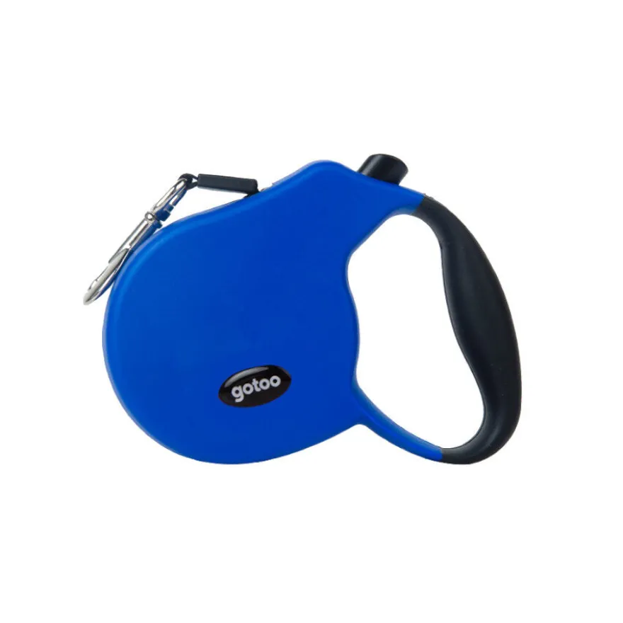 Gotoo Trela extensível azul para cães