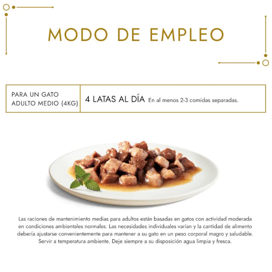 Gourmet Gold Alimento húmido de frango e fígado para gatos
