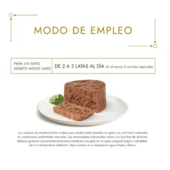 Gourmet Gold Alimento húmido de pato com espinafres em lata para gatos