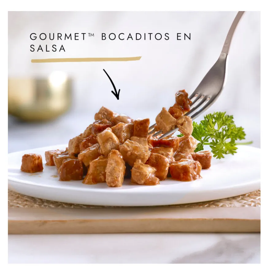 Gourmet Gold Biscoitos em molho latas para gatos