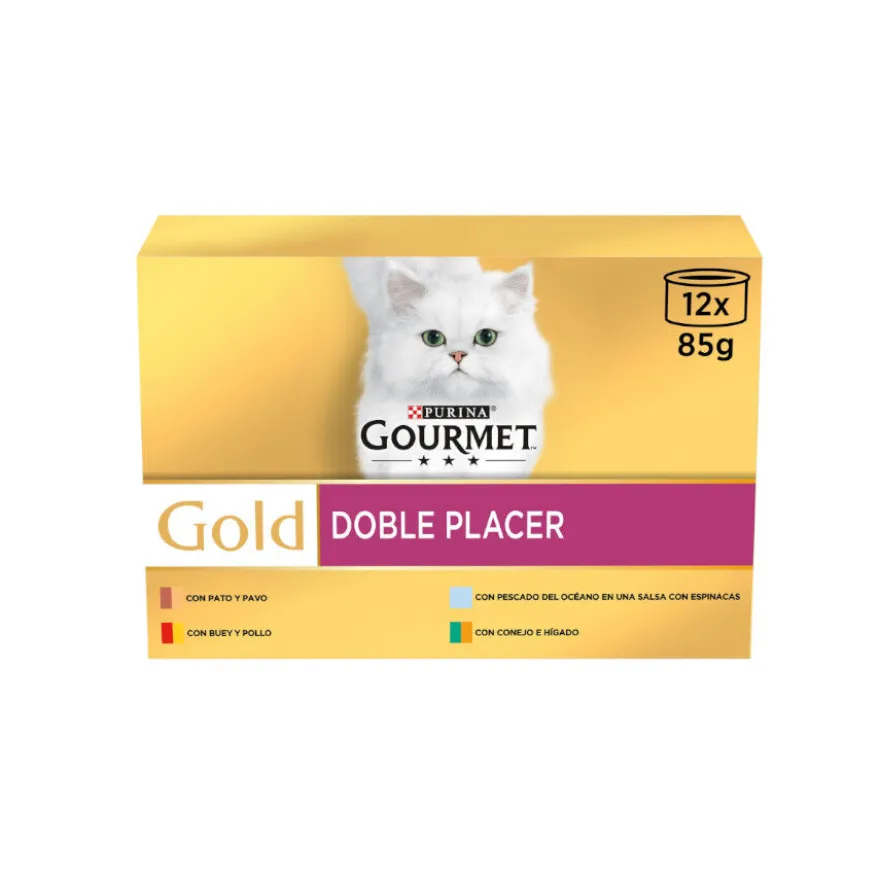 Gourmet Gold Duplo Prazer Sortido em lata para gatos
