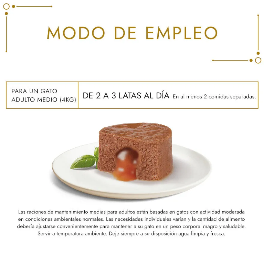 Gourmet Gold Fondant Frango patê em lata para gatos