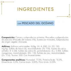 Gourmet Gold Mousse de Peixe do Oceano em lata para gatos