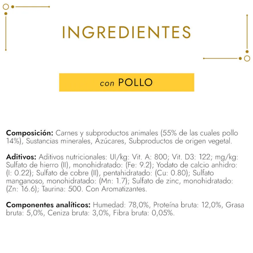 Gourmet Gold Terrine de Frango em lata para gatos