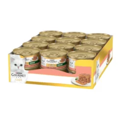 Gourmet Gold Terrine Salmão em lata para gatos