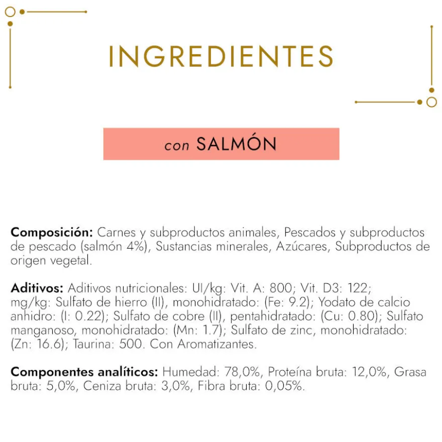 Gourmet Gold Terrine Salmão em lata para gatos
