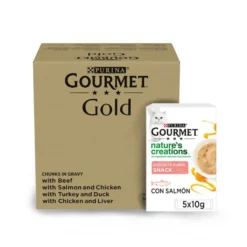 Gourmet Multipack de Alimento Húmido com pedaços em molho para gatos adultos