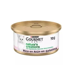 Gourmet Nature's Creations Atum e Gambas em Gelatina lata para gatos