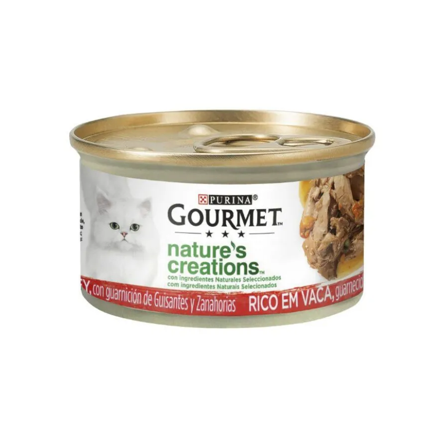 Gourmet Nature's Creations Mini Filetes de Vaca em lata para gatos