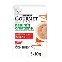 Gourmet Nature's Creations Snack Húmido de Boi para gatos