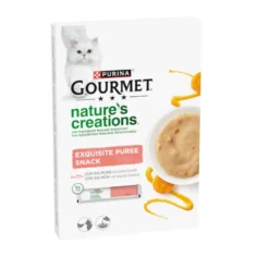 Gourmet Nature's Creations Snack Húmido de Salmão para gatos