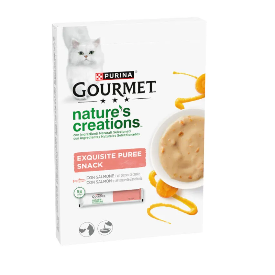 Gourmet Nature's Creations Snack Húmido de Salmão para gatos