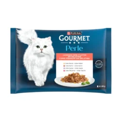 Gourmet Perle Filetes em galeia saqueta para gatos