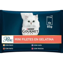 Gourmet Perle Filetes em galeia saqueta para gatos