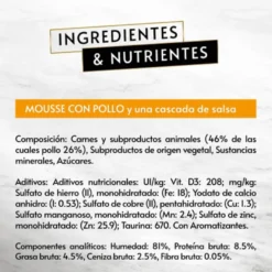 Gourmet Revelations Mousse de Frango para gatos