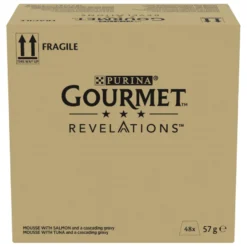 Gourmet Revelations Mousse de Salmão e Atum para gatos
