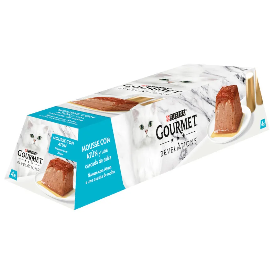 Gourmet Revelations Mousse de Salmão e Atum para gatos