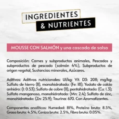 Gourmet Revelations Mousse de Salmão e Atum para gatos
