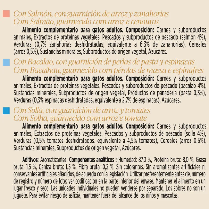 Gourmet Soup Royale Salmão, Bacalhau e Solha Sopa para gatos