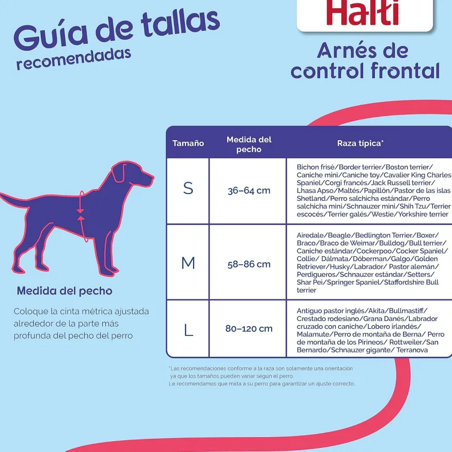Halti Peitoral de treino anti-puxão