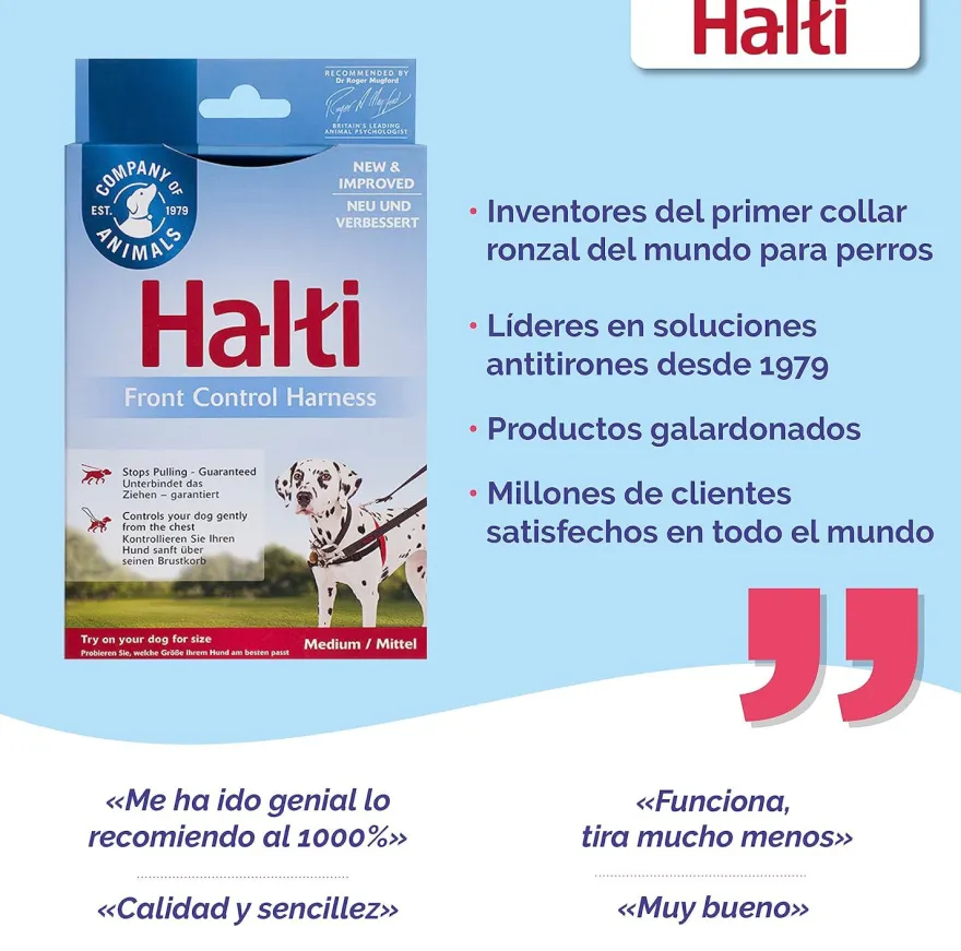 Halti Peitoral de treino anti-puxão
