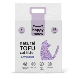 Happy Meow Natural Tofu Aglomerante Lavanda para gatos