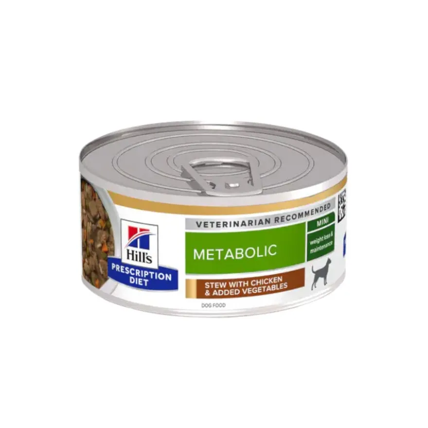 Hill's Adult Mini Prescription Diet Metabolic Guisado de Frango e Legumes para cães