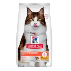 Hill's Adult Science Plan Perfect Digestion Frango ração para gatos