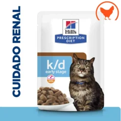 Hill's Early Stage Kidney Care Frango saqueta em molho para gatos