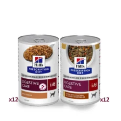 Hill's Pack Prescription Diet Digestive care Frango e Peru em lata para cães