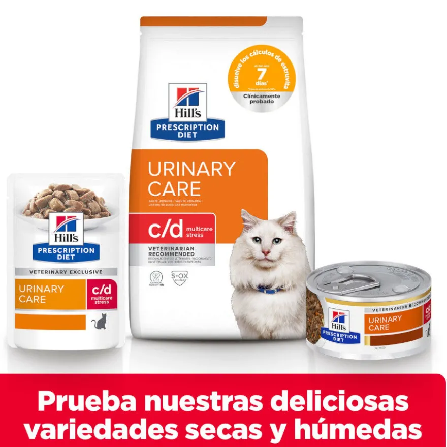 Hill's Prescription diet c/d Urinary Care frango ração para gatos