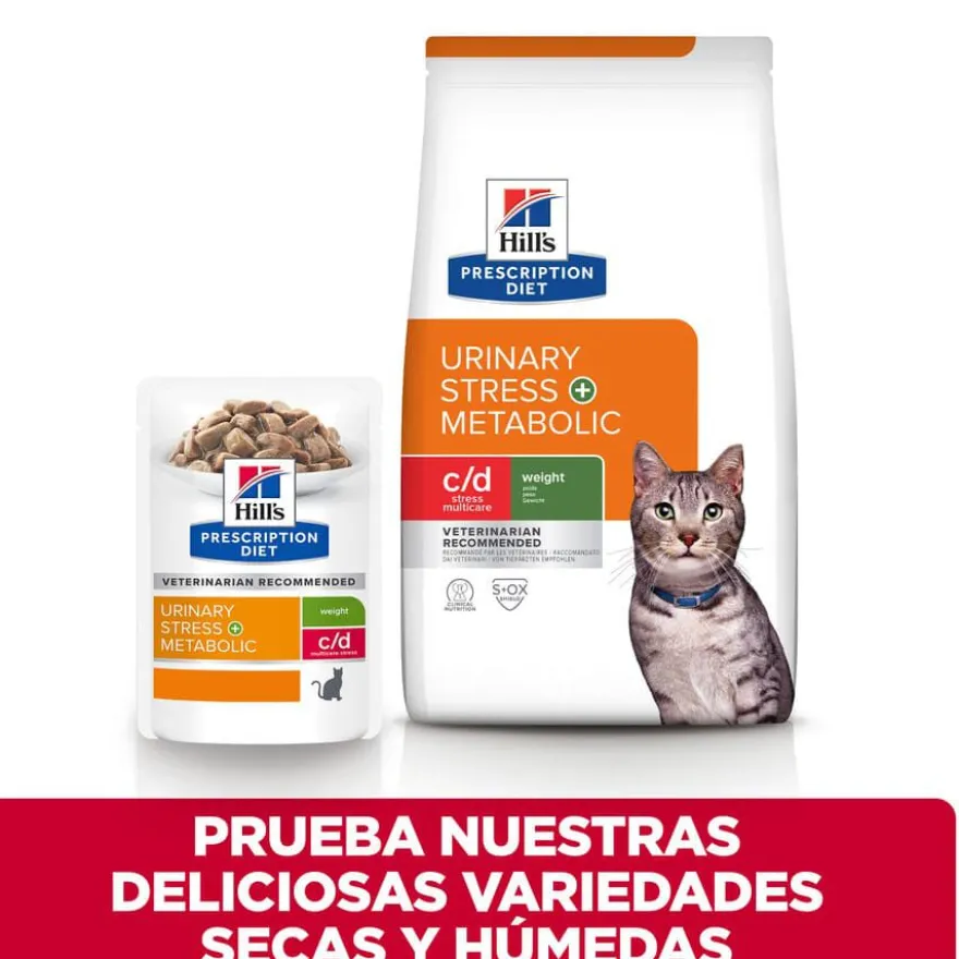 Hill's Prescription Diet c/d + Urinary Stress Frango saqueta para gatos